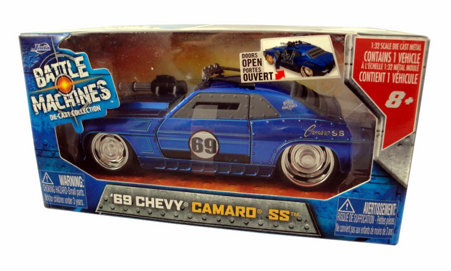 Carro de Controle Remoto - Battle Machine - 1/64 - rc 69 chevy camaro ss pr  em Promoção na Americanas