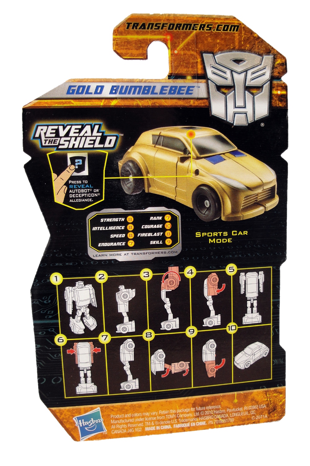 Review – Transformers Prime Bumblebee – BattleGrip