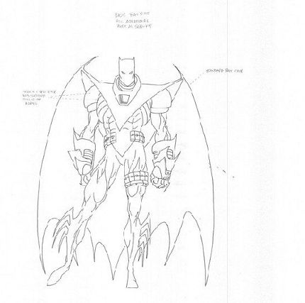 Joe Quesada's Azrael Batman Original Character Designs – BattleGrip