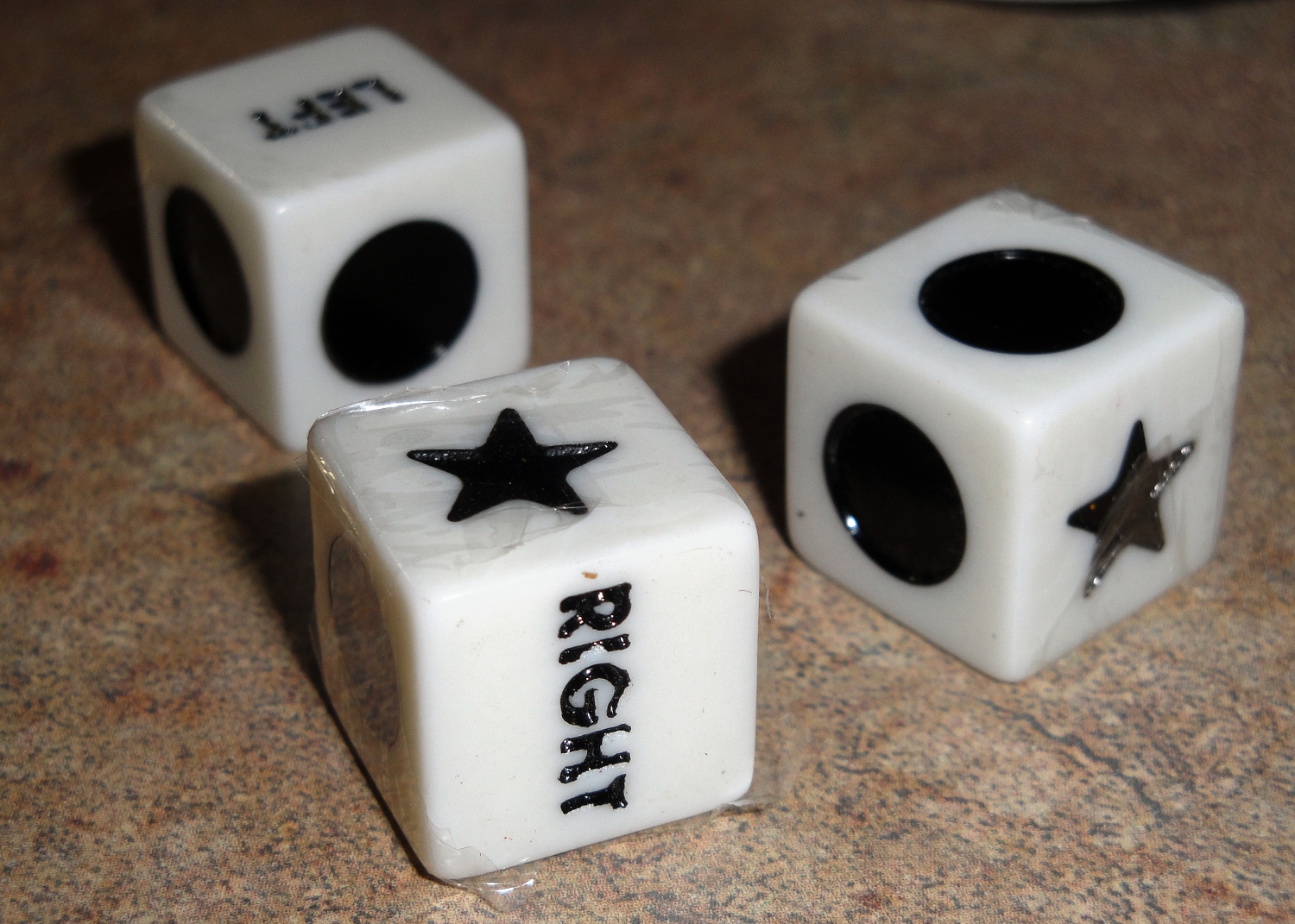 Printable Left Right Center Dice Template