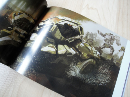 Sample pages from "The 1st Rain" art book. Click to enlarge image.