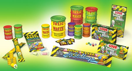 Visit the Toxic Waste candy shop!