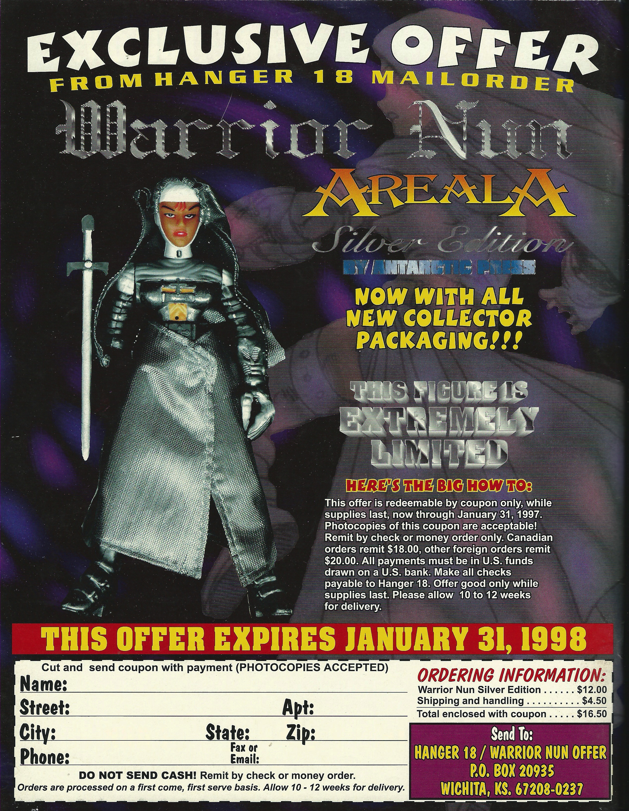 warrior nun areala action figure